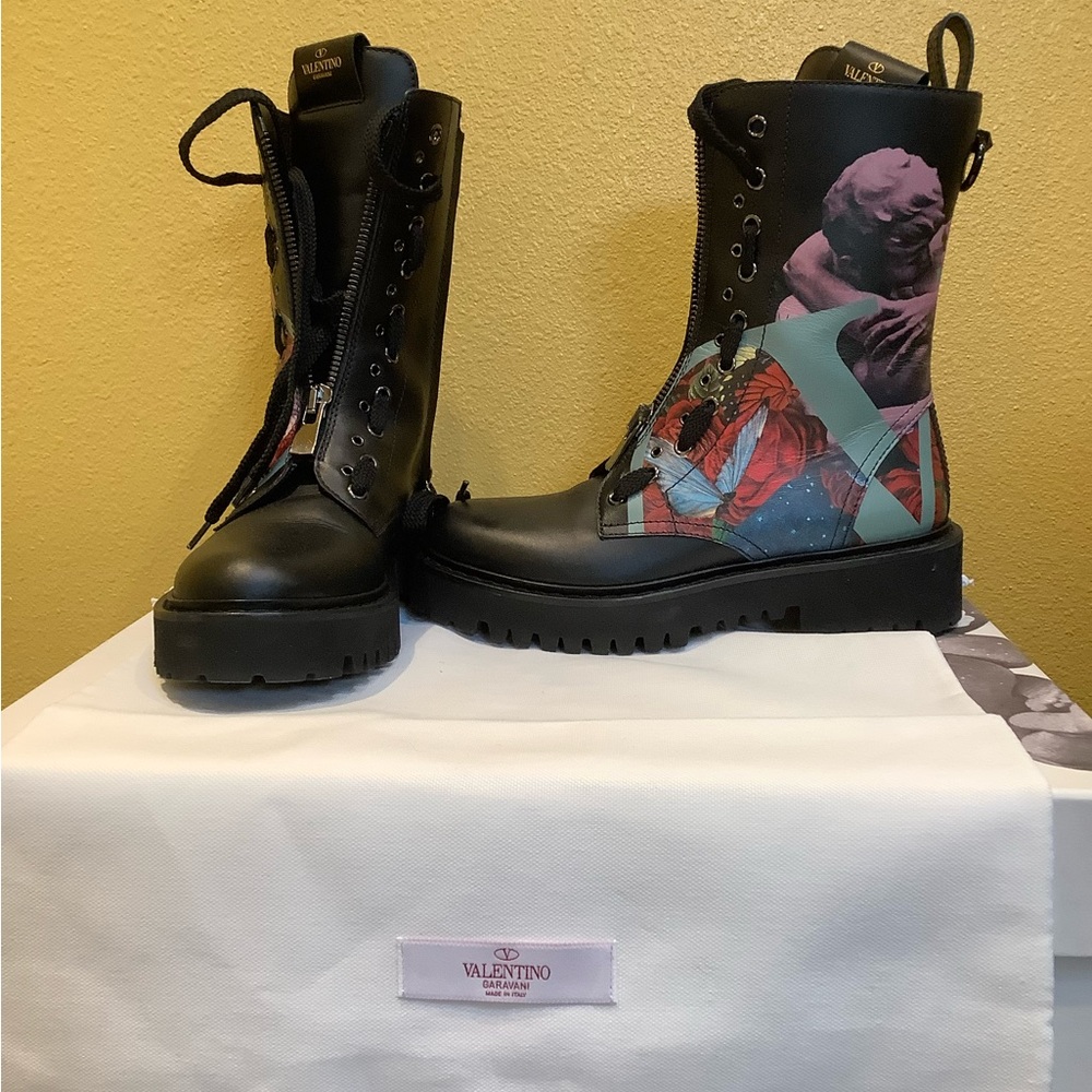Valentino combat boots 36 6 - Picture 1 of 6